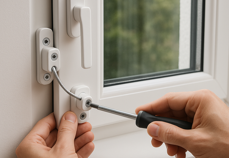 OpenAI Ein Bild, das eine Fenstersicherung darstellt.