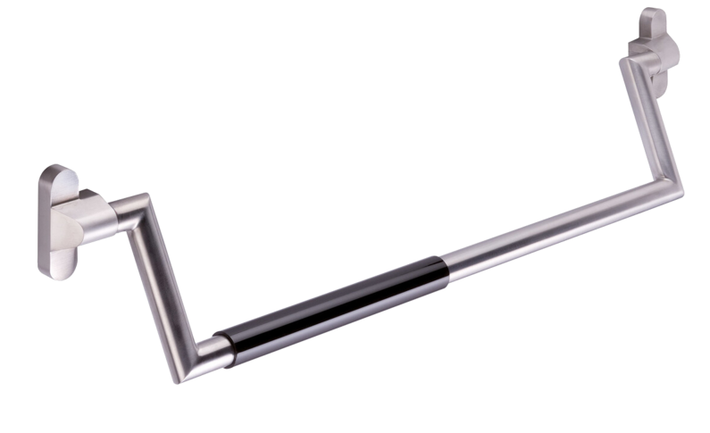 Das Bild zeigt eine Panikstange, die die Norm DIN EN 1125 erfüllt.