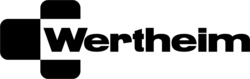 Das Logo der Firma Wertheim.