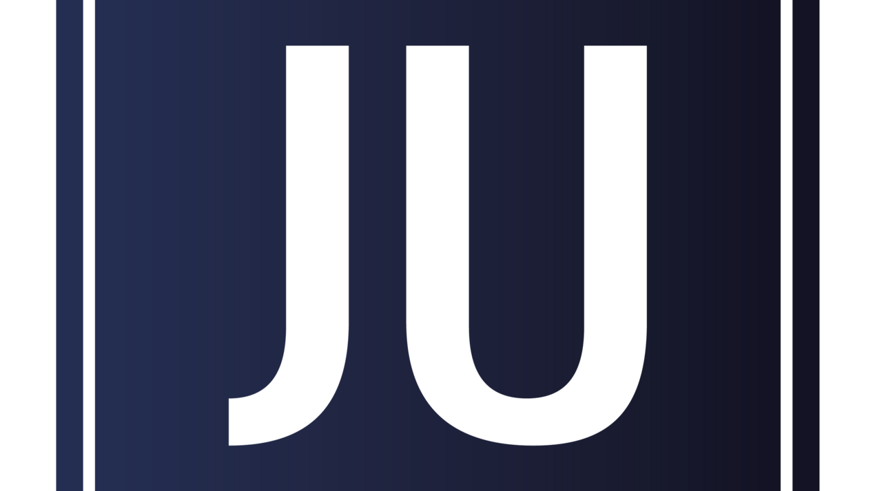 Das Bild zeigt das Logo der Firma JU.