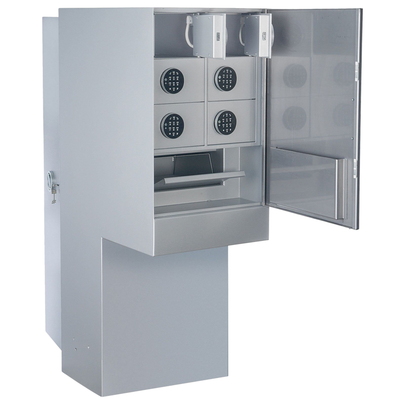 Das Bild zeigt einen Autohaustresor von Rottner. 