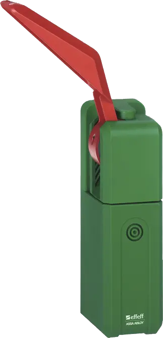 Das Bild zeigt einen Fluchttürwächter von Assa Abloy.