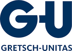 Das Logo der Firma Gretsch Unitas.