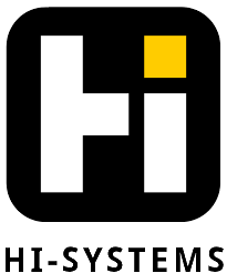 Das Logo der Firma Hi-Systems.